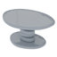 Table de bout moderne 30 po x 21 po x 15 po - Gris lustré (seulement avec table basse)-1872623179