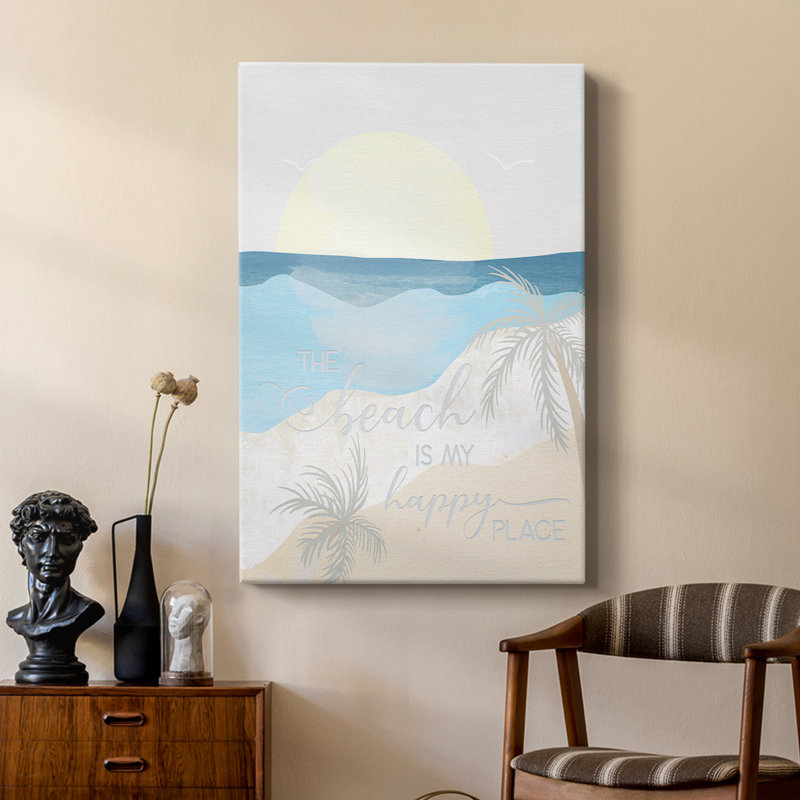 Happy Place - galerie Cavas sur mesure, H 18 po x l 12 po