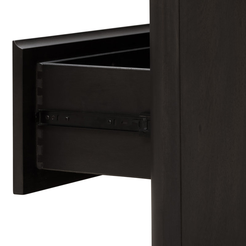 Ronquillo Six Drawer Acacia Wood Dresser In Jaguar