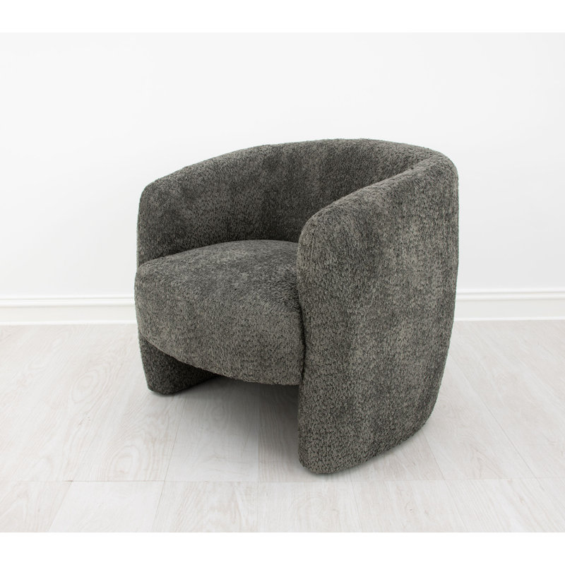 Mia Barrel Chair, Soft Eclipse Gray
