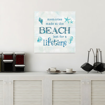 «Lifetime Beach Memories», art mural bord de mer, étoile de mer