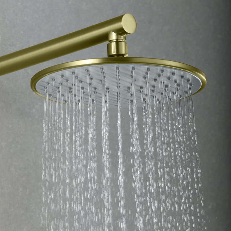 All-In-One Kit with Rough in-Valve, Brushed Gold