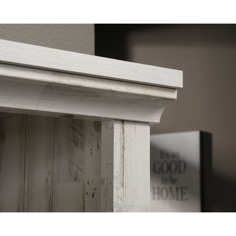 St. Nicholas Standard Bookcase, (3 Shelves) 69.76"H x 35.28"W x 8.44"D, Off White