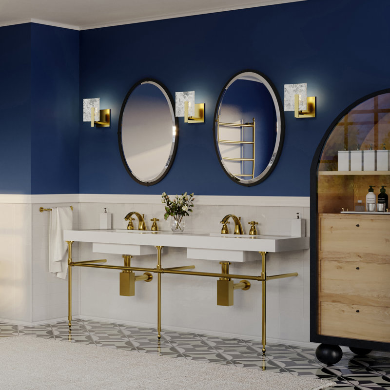 Arc 1 - Light Dimmable Bath Sconce, Vintage Platinum