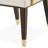 Belmont Place Upholstered Dining Armchair - Cream/Espresso