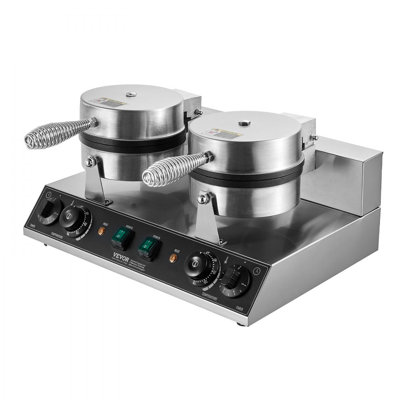 Gaufrier commercial anti-adhésif 2460W