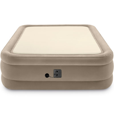 Intex 64477ED Queen Size Thermalux Airbed with Fibre-Tech Technology, Gold