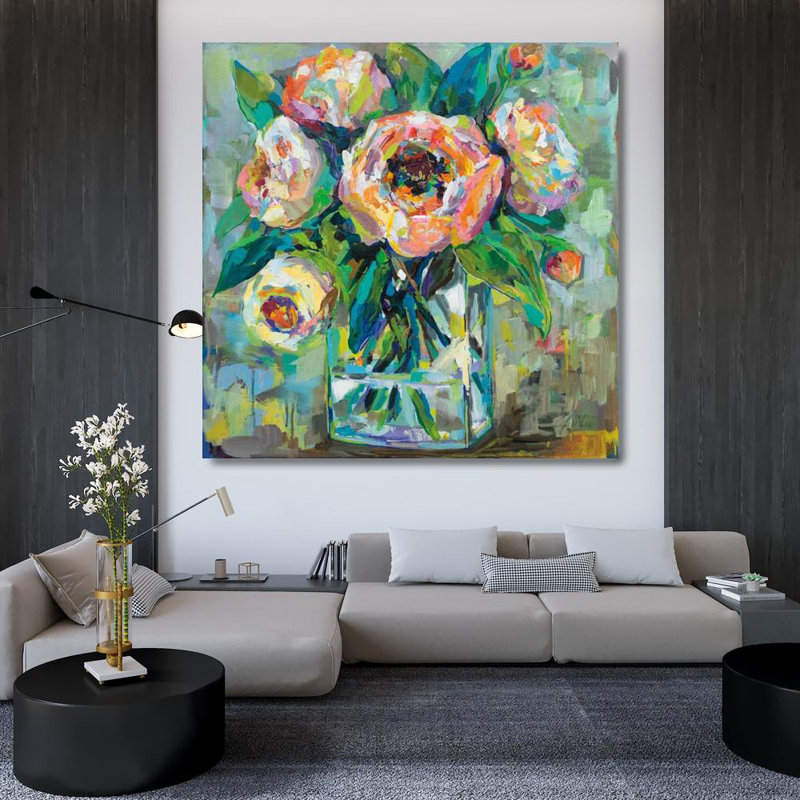 Art tendu sur toile, Jeanette Gallery, H 36 po x l 36 po