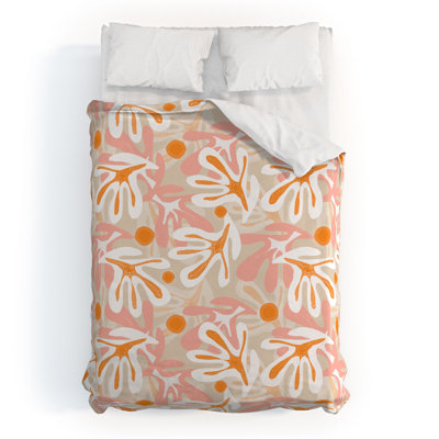 Polyester Floral Duvet Cover