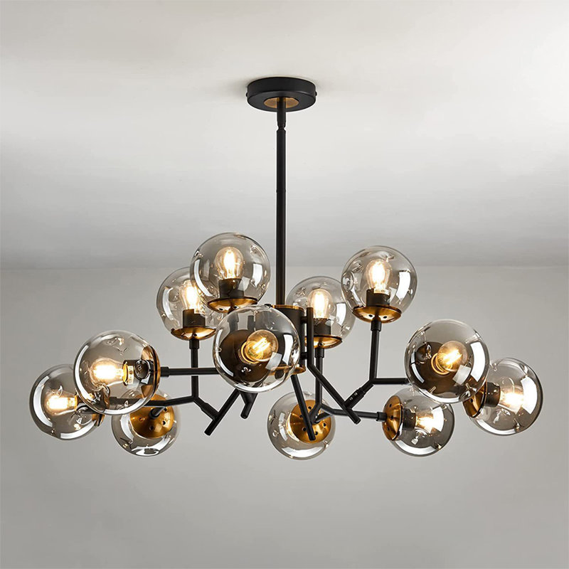Lustre en verre haricot Nordic Modern