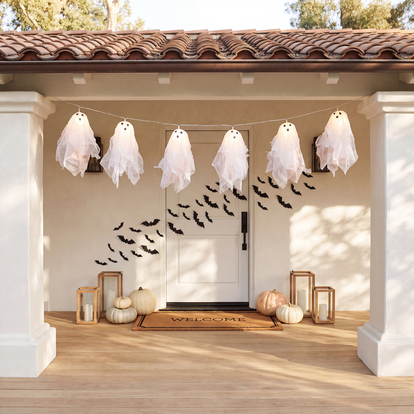 Lighted Ghost Halloween Decor
