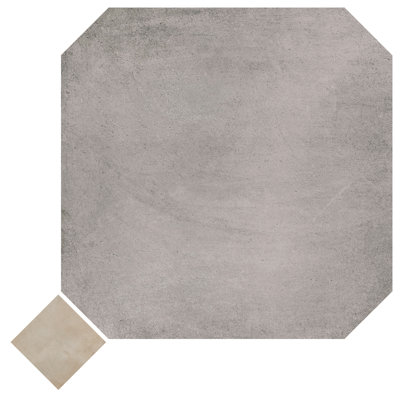 Lavande octogone avec taco 7-7 / 8 po X 7-7 / 8 po Carreau de porcelaine pour plancher et mur