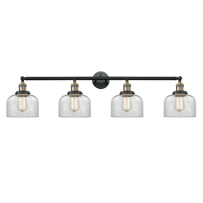 Cochrane 4 - Light Dimmable Vanity Light, Clear, Polished Chrome, Bulb Not Included