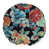 Black/Red/Orange Floral