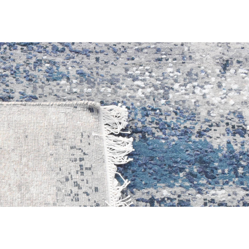 Abstract Area Rug, Round 6'
