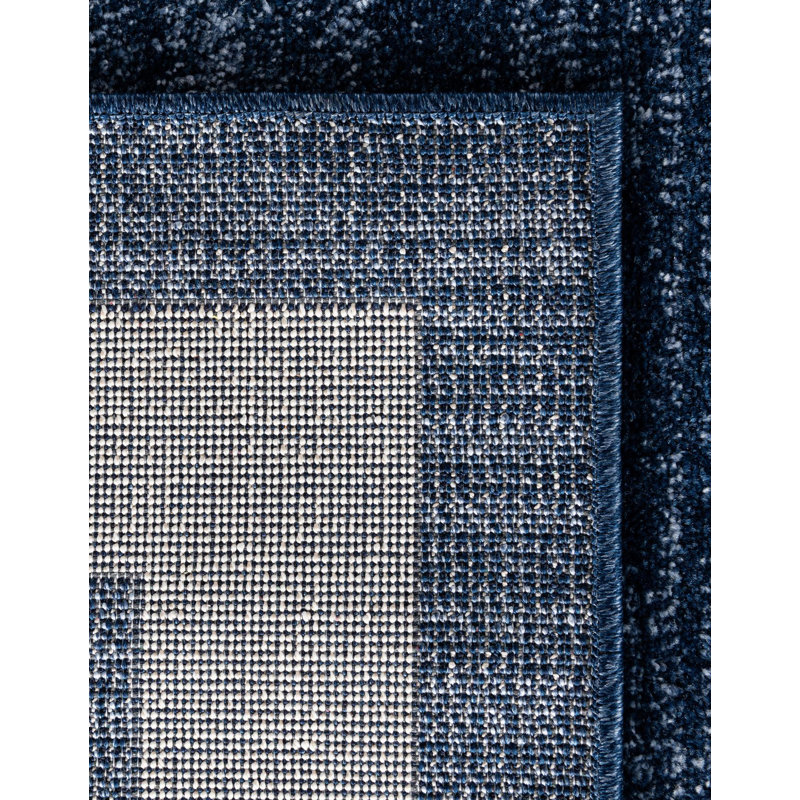 Tapis bleu marine Songul, Rectangle 10 pi x 13 pi 1 po