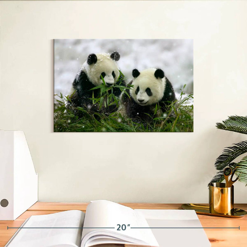 Hiver Pandas, H 8 po x l 12 po
