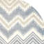 Tapis bleu / ivoire en laine touffeté à la main Simryn-290751881