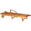 195cm Long Reclining Acacia Single Chaise