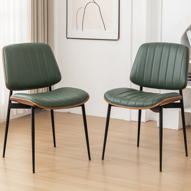 Orise Modern Upholstered Dining Chair, Green