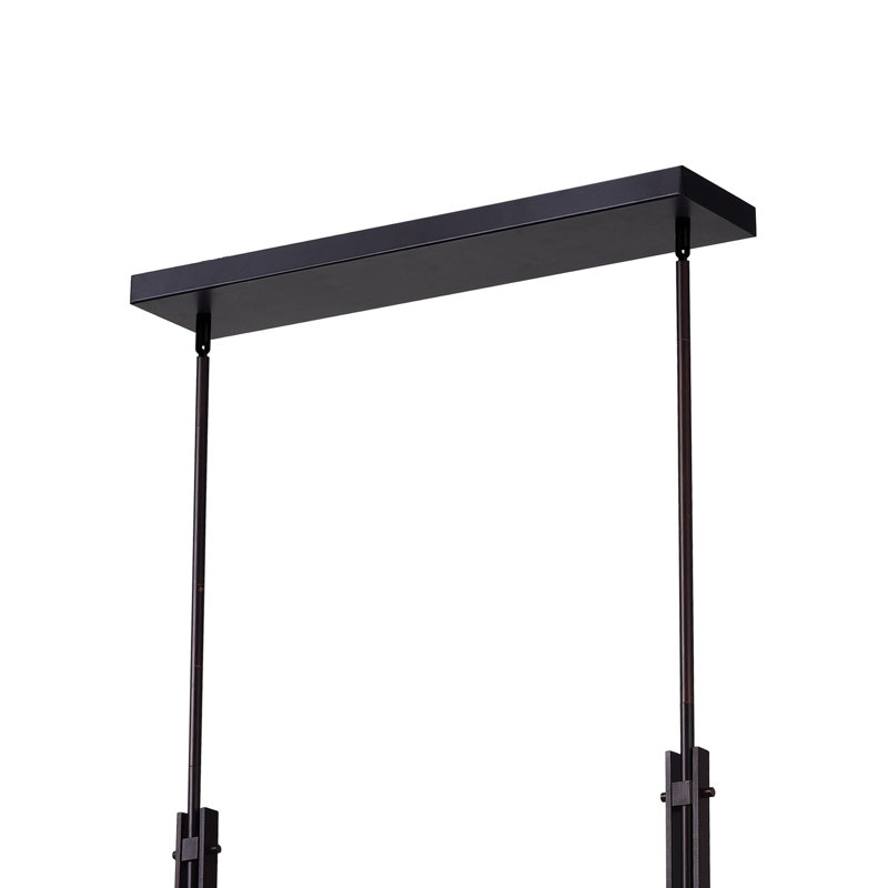 Paradiso 6 - Light Satin Black Square/Rectangle Pendant