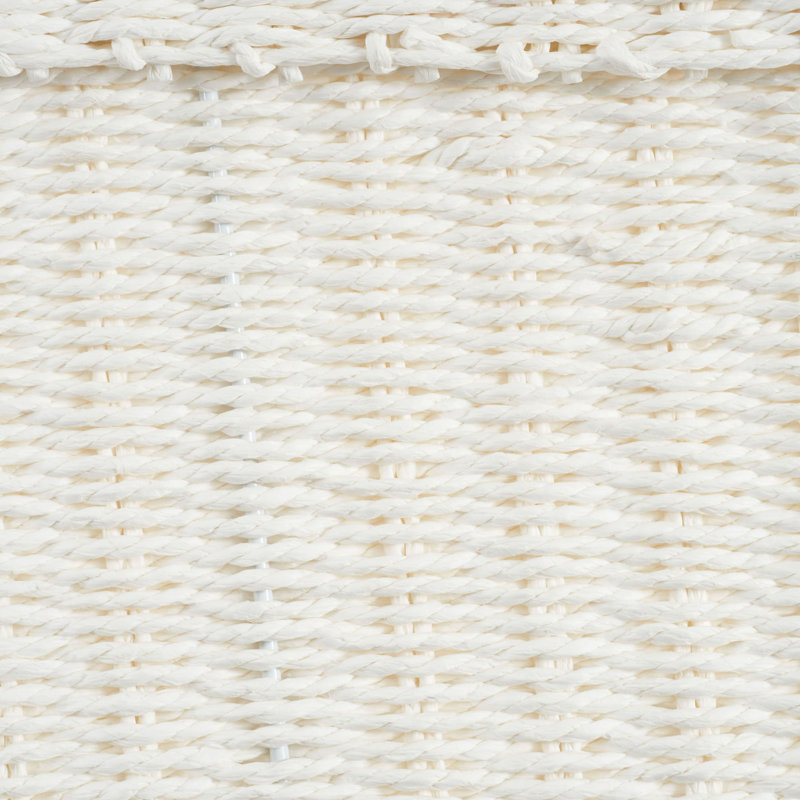 Household Essentials Wicker Bin, White