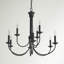 Lustre style chandelier 9 lumières Arunvir-391015176