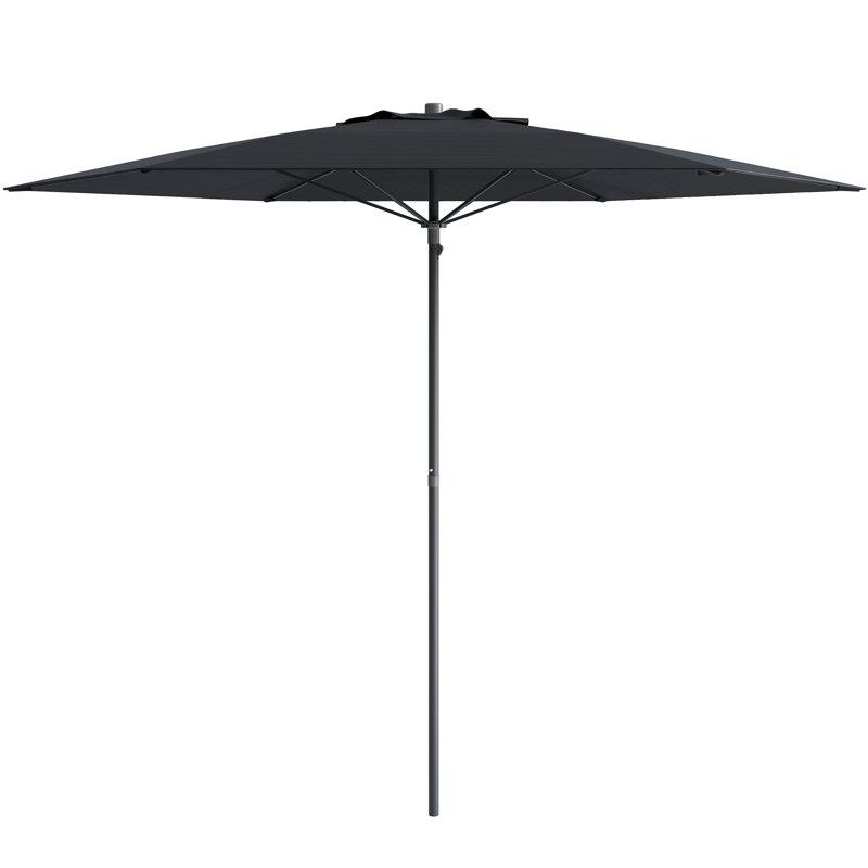 Parasol de plage 7,5 pi Brennen, Noir