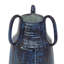 Ceramic Blue Decorative Vase with Handles