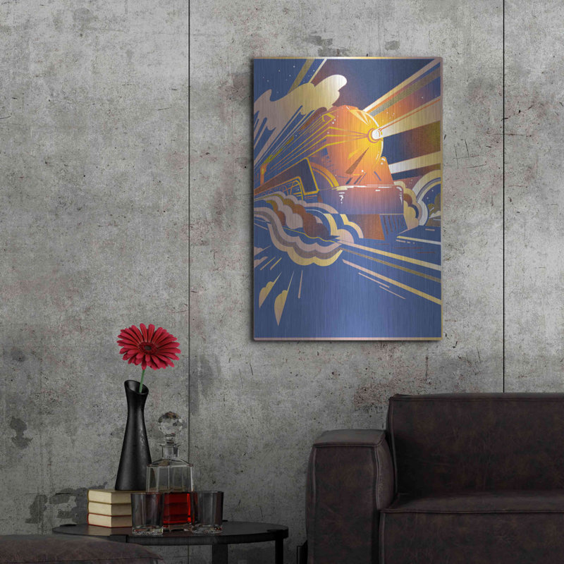 " Bullet Train " by David Chestnutt, 36" H x 24" W