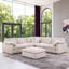 Canapé modulaire en L 6 pièces avec repose-pieds 6 pièces-1639202729