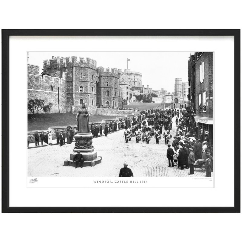 Windsor, Castle Hill 1914 by Francis Frith - Single Picture Frame Print, 45cm H x 60cm W x 2.3cm D