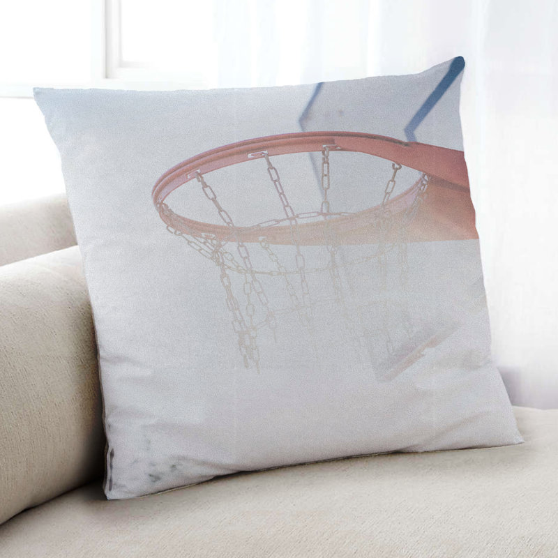 Coussin Sports Basketball 15, Microsuède