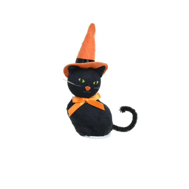 Chat noir assis (paquet de 8)