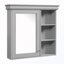 Armoire de salle de bain murale avec miroir et rangement-494350802