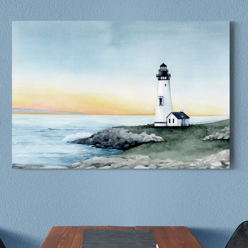 Lighthouse Bay II-reproduction sur toile tendue, H 12 po x l 8 po x P 1 po