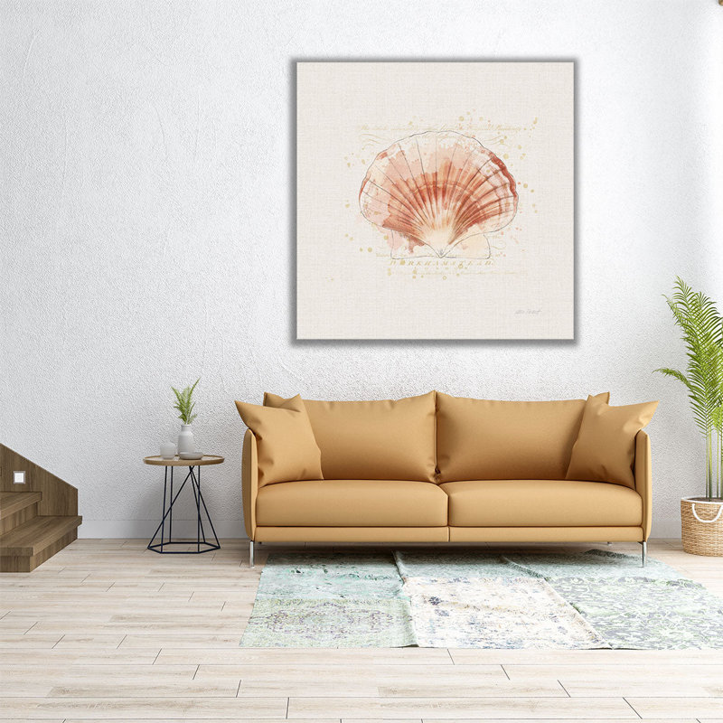 «Shell Collector IV», reproduction d'art sur toile, H 12 po x l 12 po