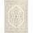 Abani Rugs Giavonnie ALA130A Traditional Ivory Beige Vintage Floral Medallion Area Rug-106320455