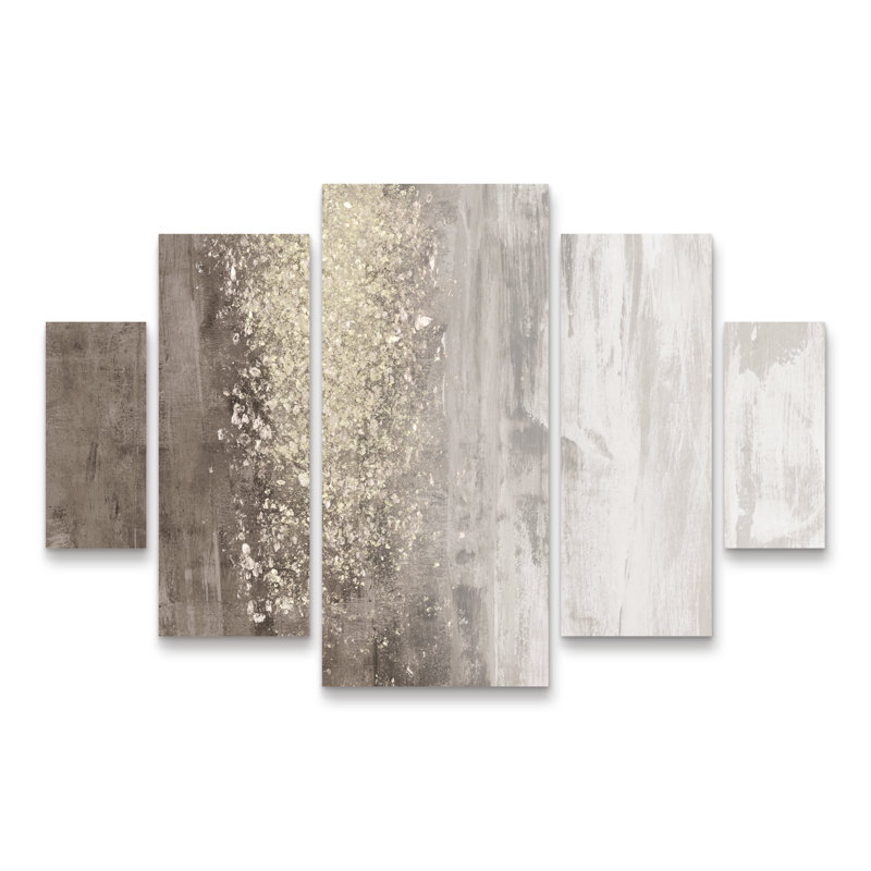 Jennifer Goldberger «Glitter Rain II», ensemble de panneaux à losanges