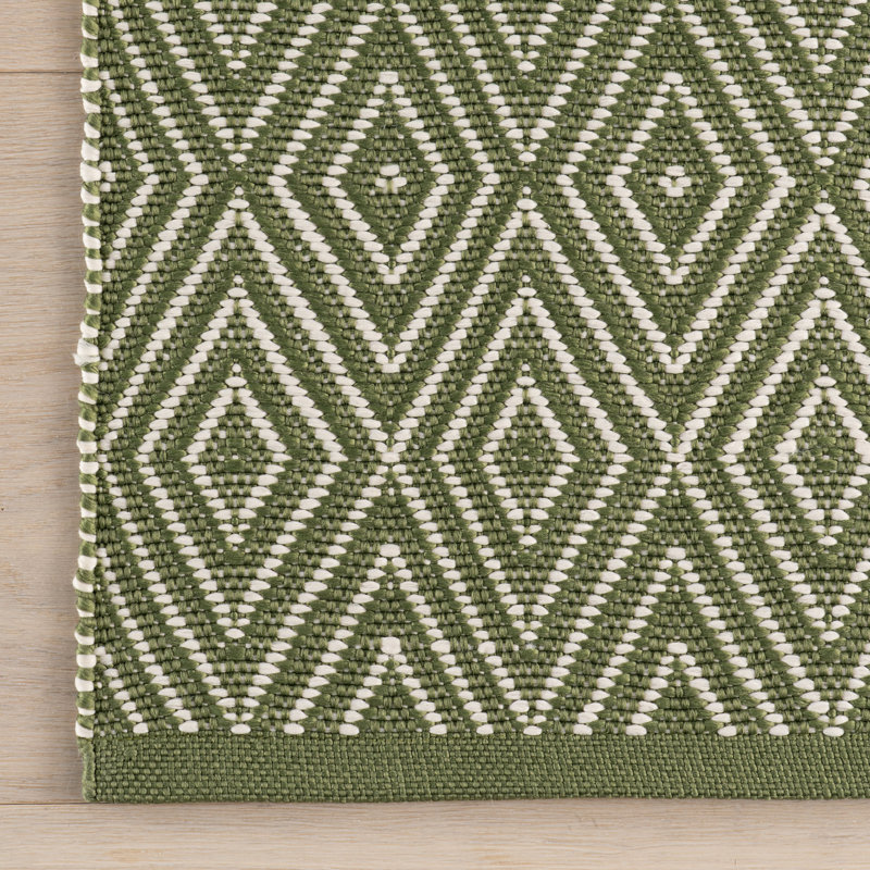 Diamond Sage Handwoven Indoor/Outdoor Rug, Rectangle 8'6" x 11'6"
