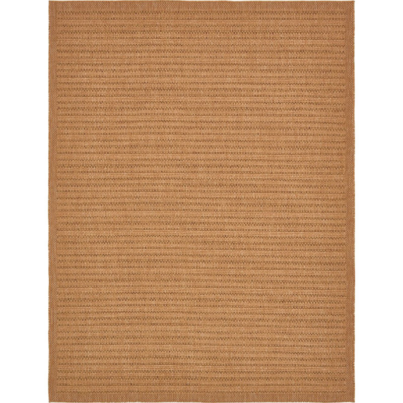 Striped Indoor / Outdoor Rug, Rectangle 6' x 9'