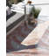 Tapis intérieur / extérieur à motif floral orange / gris Finnick-237088476