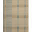 Plaid Area Rug in Light Brown/Light Blue