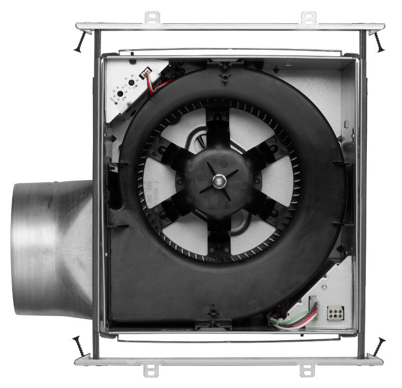 White Steel 110 CFM Energy Star Bathroom Ceiling Fan