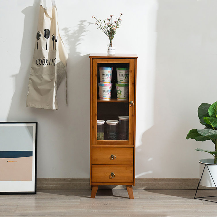 Mikelyn 12.6'' Solid Wood Sideboard