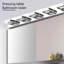 Barre d'éclairage de salle de bain 5 lumières Harbai