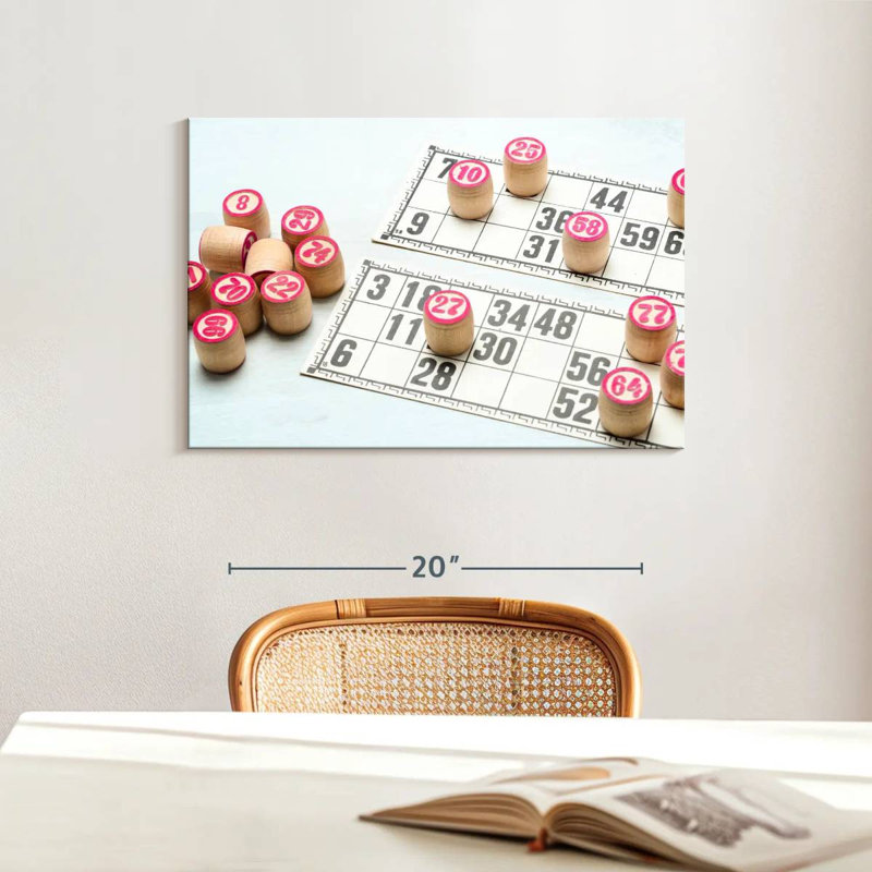 Senne Bingo Game, 16" H x 24" W