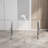 Naym 47.2'' Glass Top Console Table-2047083900