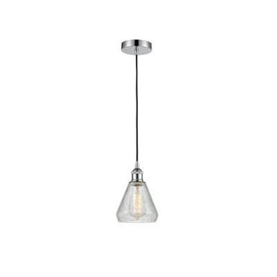 Luminaire suspendu conique à 1 lumière Petronille