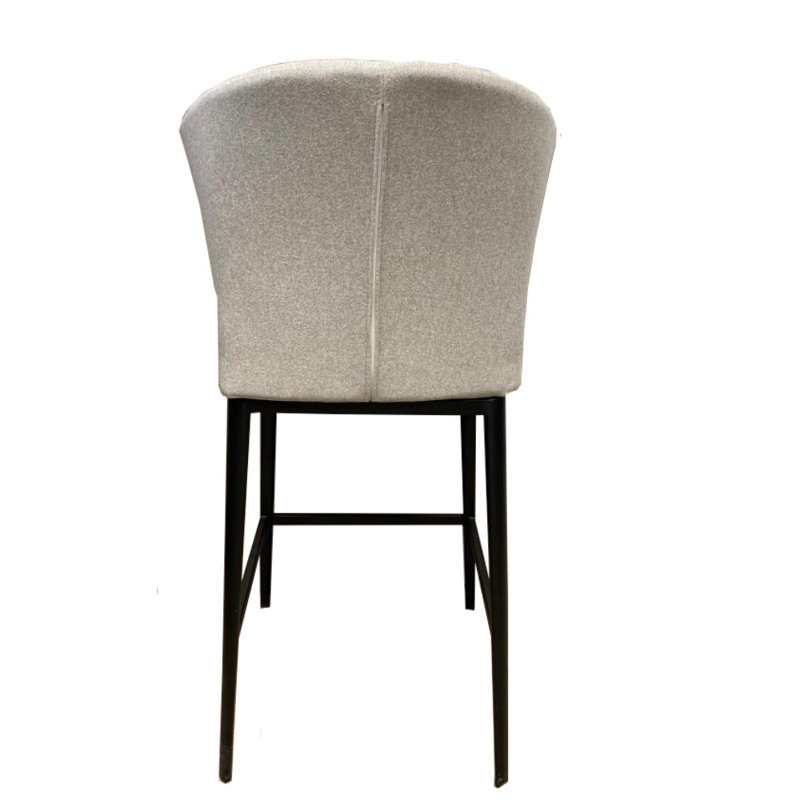 Tabouret de comptoir en tissu